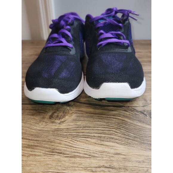 Nike Women's Revolution 3 Running Shoes. Black/Purple; Size US 11 - Picture 7 of 16